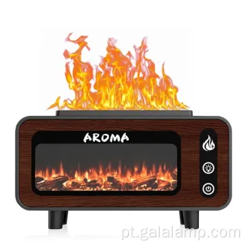 Umidificador de óleo essencial de fogo ultrassônico